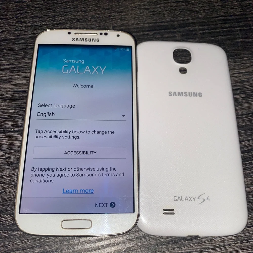 Samsung Galaxy S4 SPH-720 Sprint 4G 16 GB White Frost Android Cell Phone